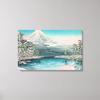 浮世絵キャンバス ukiyoe 高橋松亭 「田子の浦」 canvas afdruk