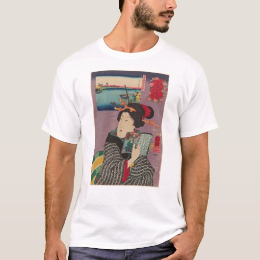 浮世絵 (ukiyo-e) t-shirt (Voorkant)
