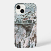 浮世絵 ukiyoe 高橋松亭 「甲州さるはし」 iPhone 14ケース iPhone Hoesje (Achterkant)