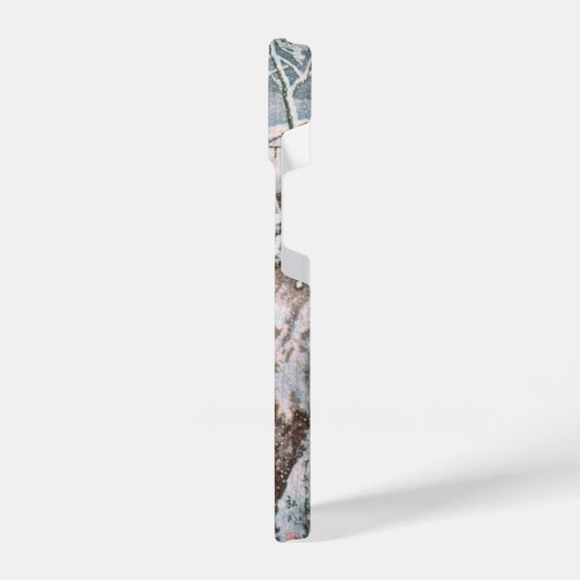 浮世絵 ukiyoe 高橋松亭 「甲州さるはし」 iPhone 14ケース iPhone Hoesje (Linkerkant)