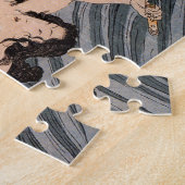 海 女 龍, 国 芳, Vrouw & Dragon, Kuniyoshi, Ukiyo-e Legpuzzel (Zijkant)