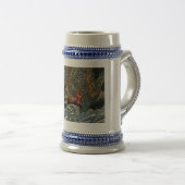 海 龍, 国, Zee Dragon, Kuniyoshi, Ukiyo-e Bierpul (Voorkant rechts)