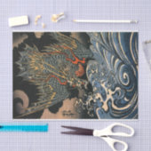 海 龍, 国, Zee Dragon, Kuniyoshi, Ukiyo-e Tissuepapier (Craft)