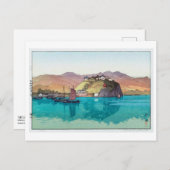 湖, Hukou, China, Hiroshi Yoshida, Woodcut Briefkaart (Voorkant / Achterkant)