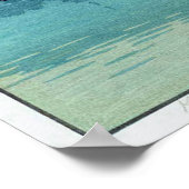 湖, Hukou, China, Hiroshi Yoshida, Woodcut Poster (Hoek)