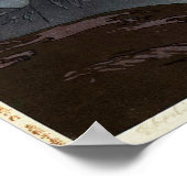 烏 子 の 旭, Mount Eboshi, Hiroshi Yoshida, Woodcut Poster (Hoek)