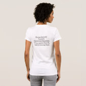 無知の知(ソクラテス) T-SHIRT (Achterkant volledig)