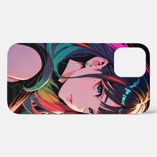 煌霞の少女【Radiant Haze Girl】  Case-Mate iPhone Case (Achterkant (horizontaal))