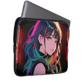 煌霞の少女【Radiant Haze Girl】  Laptop Sleeve (Voorkant Rechts)