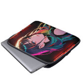 煌霞の少女【Radiant Haze Girl】  Laptop Sleeve (Voorkant onderkant)