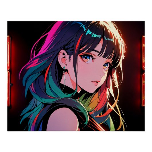 煌霞の少女【Radiant Haze Girl】  Perfect Poster (Voorkant)