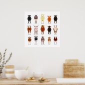 牛 の 類 一 覧 POSTER (Keuken)