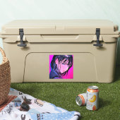 【特大】ドアップJKシール｜寿司娘 Seal GenerativeAI Sticker (Koeler)