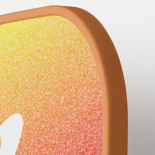 猪 Red Gold Chinese Zodiac Lunar Symbol Pickleball Paddle (Links Detail)