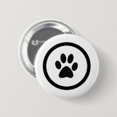 猫の手紋 RONDE BUTTON 5,7 CM (Voorkant /achterkant)