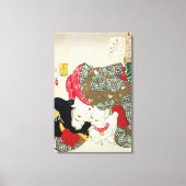 猫 が き, 芳 I Love Cats, Yoshitoshi, Ukiyo-e Canvas Afdruk (Voorkant)