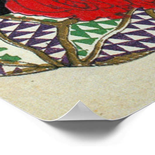 猫 が き, 芳 I Love Cats, Yoshitoshi, Ukiyoe Poster (Hoek)