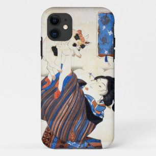 猫 と 女, 国 芳 Cat and Woman, Kuniyoshi, Ukiyo-e Case-Mate iPhone Case