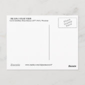 猫 と 魚, 古 邨 Cat & Goldfish, Koson, Ukiyo-e Briefkaart (Achterkant)