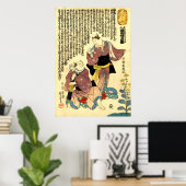 猫 役, 国 Actoren 芳 Kuniyoshi, Ukiyo-e Poster (Thuiskantoor)