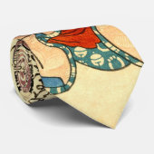猫 役, 国 Actoren 芳 Kuniyoshi, Ukiyo-e Stropdas (Opgerold)