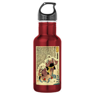 猫 役, 国 Actoren 芳 Kuniyoshi, Ukiyo-e Waterfles