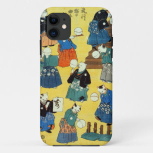 猫 曲 師, 国 芳 Acrobaat van de Katten, Kuniyoshi, Ukiy Case-Mate iPhone Case