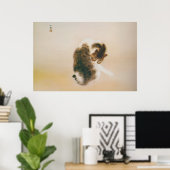 猫, 栖 鳳 Cat, Seihō, Japanse kunst Poster (Thuiskantoor)