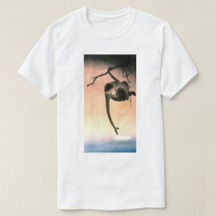 猿, 小 原 邨 Monkey die de maan bereikt, Ohara Koson T-shirt