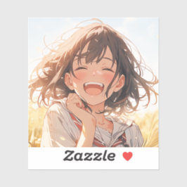 田舎娘アイコン/Country Girl icon Seal | 東京娘 GenerartiveAI Sticker