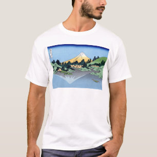 甲 三 水 面, 北 Uitzicht Mt. Fuji uit Misaka, Hokusai T-shirt