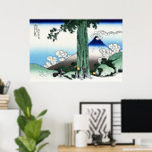 甲 三 越, 北 Uitzicht Mt. Fuji uit Mishima, Hokusai, 州 Poster (Thuiskantoor)