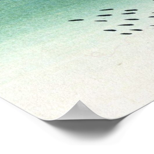 甲 三 越, 北 Uitzicht Mt. Fuji uit Mishima, Hokusai, 州 Poster (Hoek)