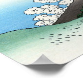 甲 州 島 越, 北 斎 POSTER (Hoek)