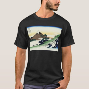 甲 犬 峠, 北 Uitzicht Mt. Fuji uit Inume, Hokusai, 州 T-shirt