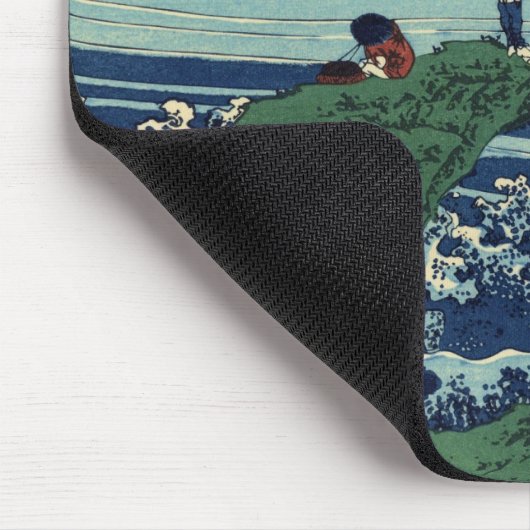 甲 石 沢, 北 Uitzicht Mt. Fuji uit Kajikazawa, Hokusai Muismat (Hoek)