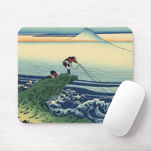 甲 石 沢, 北 Uitzicht Mt. Fuji uit Kajikazawa, Hokusai Muismat (Met muis)