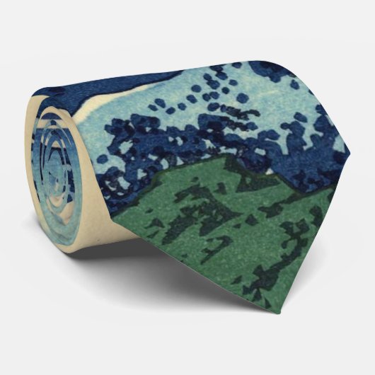 甲 石 沢, 北 Uitzicht Mt. Fuji uit Kajikazawa, Hokusai Stropdas (Opgerold)