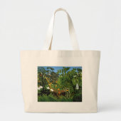 異国風景 原始林の猿 GROTE TOTE BAG (Voorkant)