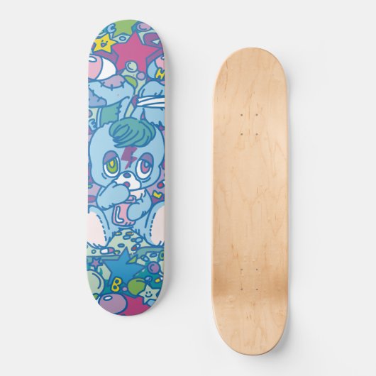 病み月のうさぎ スケートボード【デッキ】 PERSOONLIJK SKATEBOARD (Voorkant)