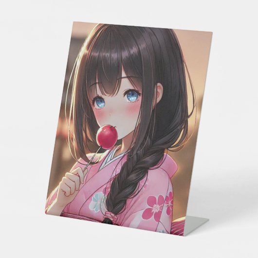 癒しの空間 RECLAMEBORD MET VOETSTUK (Voorkant)