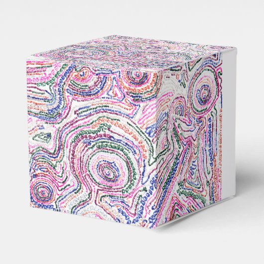 白い線の入った「算数曼荼羅」ボックス BEDANKDOOSJES (Voorkant Zijde)