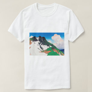 白 馬 岳 Asahi Peak Seen uit Mt. Hakuba, Hasui T-shirt
