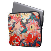 百花繚乱 Reimagined2 Laptop Sleeve (Voorkant Links)