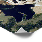 百 犬 図, 伊 藤 冲 Hundred Dogs, Itō Jakuchu Poster (Hoek)