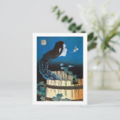 皿 の 霊, 北 斎 Ghost van The Dish, Hokusai, Ukiyoe Briefkaart (Staand voorkant)