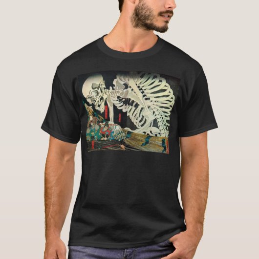 相 の 内, 国 Skeleton gemanipuleerd door Witch, Kuniyo T-shirt (Voorkant)
