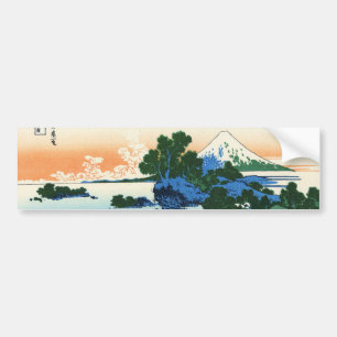 相 七 浜,北 斎 Uitzicht Mt. Fuji uit Shichirigahama, Ho Bumpersticker