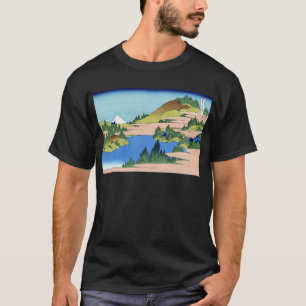 相 箱 湖 水, 北 Uitzicht Mt. Fuji uit Hakone, Hokusai T-shirt