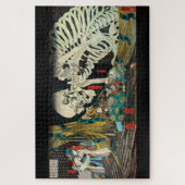 相 馬 内 裏, 国 Skeleton Manipulated by Witch, Kuniyosh Legpuzzel (Verticaal)